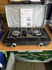 Outwell Mauna Duo stove with Hose and Regulator