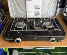 Outwell Mauna Duo stove with Hose and Regulator