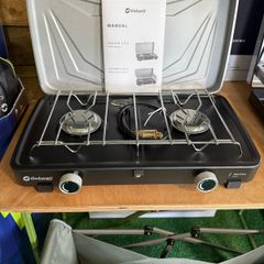 Outwell Mauna Duo stove with Hose and Regulator