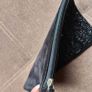 Black beaded wrist strap bag Image 4