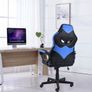 Blue Racing Style Gaming Chair with Headrest & Lumbar Support Image 4