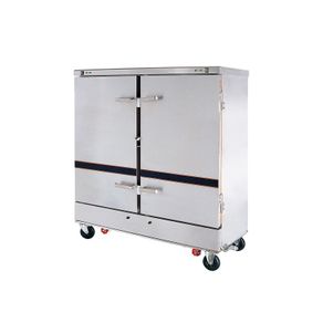 Commercial food steamer, 24 trays