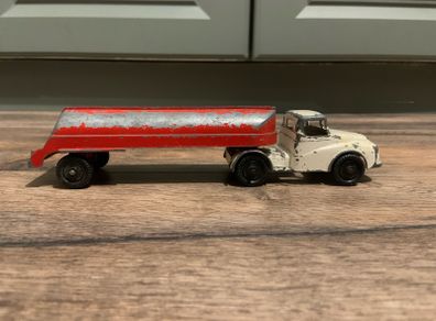 Vintage Lone Star diecast toys - Esso tanker & fire engine (1950s)