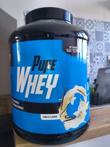 Empty protein container