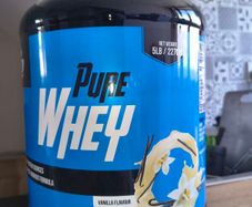 Empty protein container