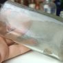 478 - Set of 6 Vintage Clear Glass Cork Screw Top Collectible Decorative Bottles Image 8
