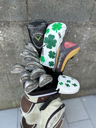 Full set of golf clubs