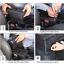 Armrest Box For Toyota For Aqua For Prius C Armrest Storage Box Dedicated Retrofit Parts Interior Accessories Car Armrests(B Black white 3USB) Image 4