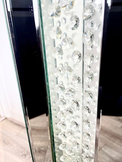 Tall Mirrored pedestal stand
