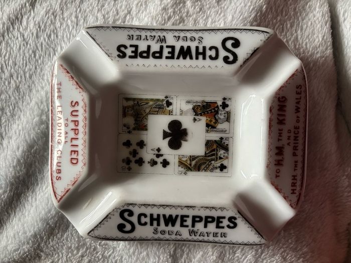 Very rare Schweppes ashtray