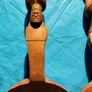 Large Carved Wooden Fork and Spoon, Possibly Resturant front shop advertising tool, Practicle use would require very large cooking pot Image 8
