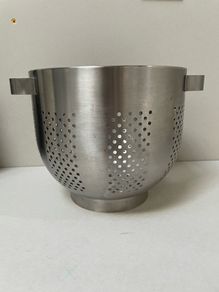 IKEA Colander + ice ball tray