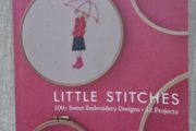Little stitches, embroidery patterns, Craft book, Paperback book.