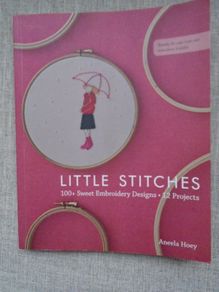 Little stitches, embroidery patterns, Craft book, Paperback book.