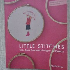 Little stitches, embroidery patterns, Craft book, Paperback book.