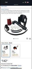 car cold air intake filter