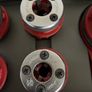 Never used heavy duty pipe threading cutting screwing set in hard case Image 3