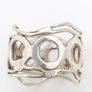 925 Vintage Sculptural Sterling Silver Ring Image 2