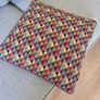 4 multicoloured cushions Image 2