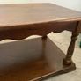 Mid-century Solid Oak Coffee Table Image 2