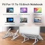 New Sale | Aluminum Adjustable Laptop Stand For Desk, Foldable Laptop Holder For Desk Image 6