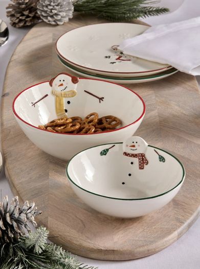 NEXT Christmas Snowmen Bowls