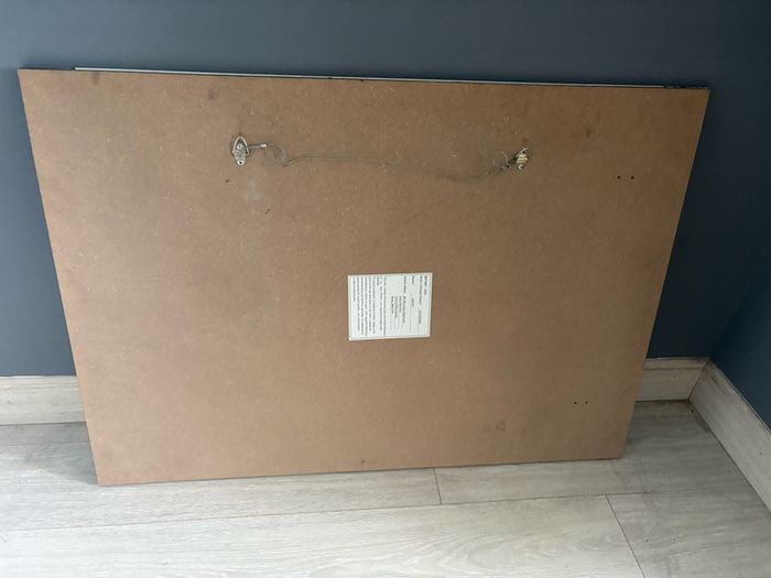 large bevelled mirror