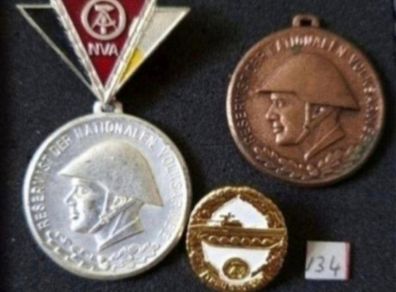 East German, Ddr, Medal /badge, Military Medal, Nva, Stasi ,,, (134)