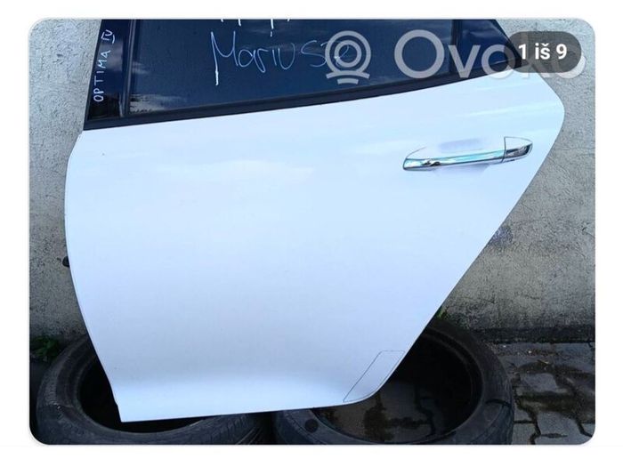 Left side rear car door