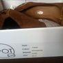 New in Box..Brown/Camel Court High Heel Shoe with Leapord Print (Size 5) Image 2