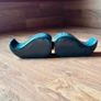Primark Home Black Ceramic "Mustache" Salt & Pepper Shakers Image 2