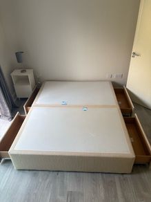 King size Divan Bedframe with 4 sturdy drawers