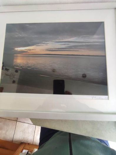 Lovely framed print of photo  of SLIGO bay by Paul Buckley  Ireland.