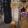Lovely 1930s Brass Fireside Companion Horse Set Image 3