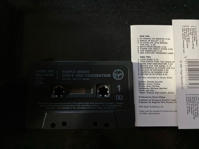 SIMPLE MINDS  |  Sons And Fascination