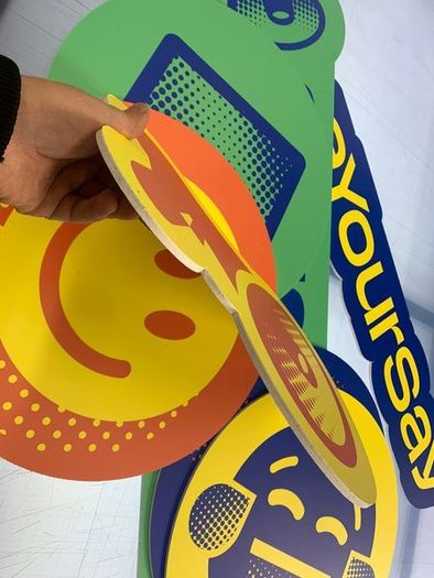 Foamex signs prints and cutouts any size any shape