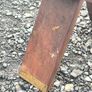mid century camel stool Image 5