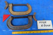 Pair of 4" Record G Clamps