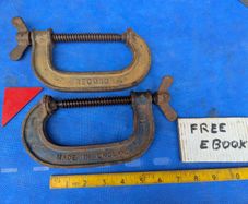 Pair of 4" Record G Clamps