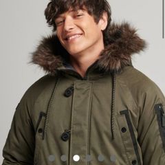 Super Dry Mens Vintage Parka Jacket