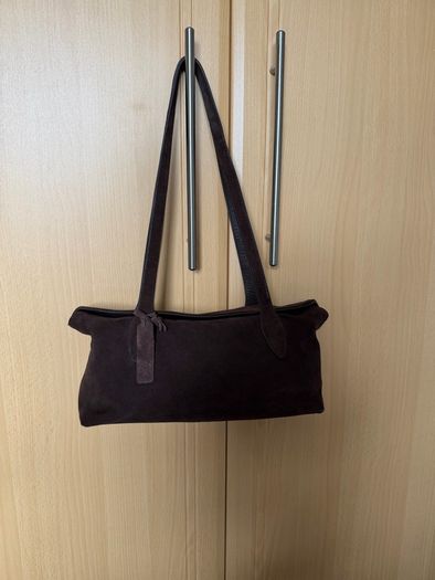 M&S suede bag