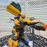battle damaged bumblebee 3d printed and custom painted Image 4