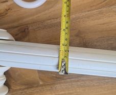 CHUNKY cream curtin pole