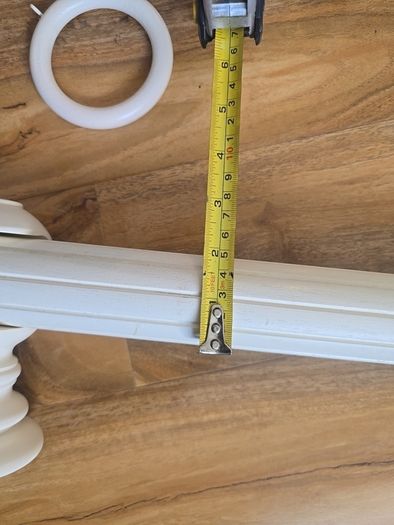 CHUNKY cream curtin pole