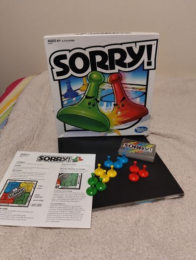 SORRY, Classic Hasbro Board Game;