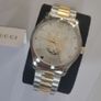 (New) Gucci Two-Tone Watch with Iconic Mystic Cat Dial, Swiss Made Image 2
