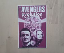 The Avengers Postcard Steed & Gale