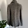 Grey wool jacket like all saints Coat Size 10-12 Image 5