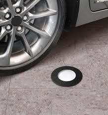 LED In Ground Lights 9 cm Diameter Black Drive Over