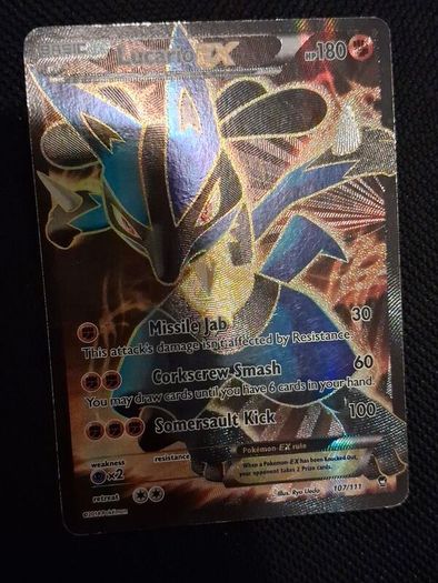 Pokemon Card : Lucario Ex 107